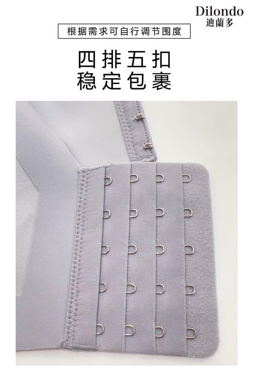 迪兰多调整型文胸云感棉中薄杯刺绣蕾丝2118463B 商品图12