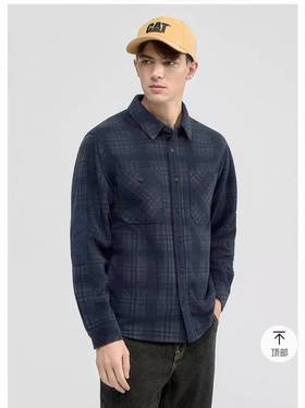 【云粉节】【95折】6楼卡特CAT秋冬款长袖衬衣藏青色CO3SHW31301C99，吊牌价758，现价720