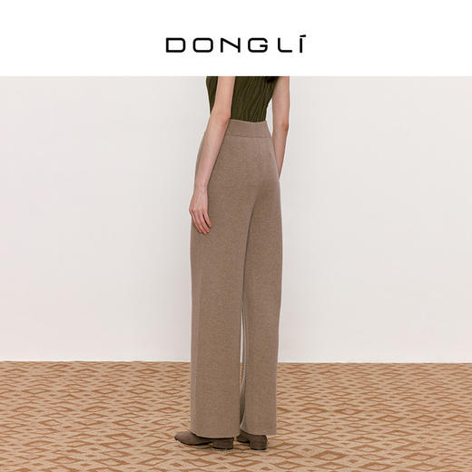 东黎 • 山羊绒女士秋冬青山疏影羊绒阔腿裤 3471 商品图11