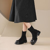 westory2024秋季新款英伦风厚底时尚百搭简约短筒复古靴女S24DS84011 商品缩略图2