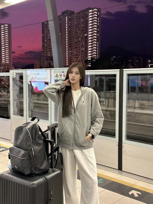 秋季新款！常青基础款！拉夫劳伦连帽拉链毛圈棉外套 商品图5