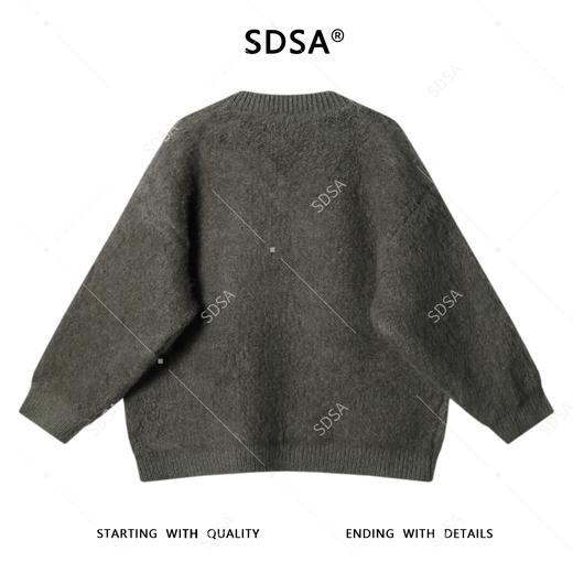 8272SDSA男士秋冬新款痞帅男装潮流V领针织衫宽松型时尚慵懒风毛衣 商品图5