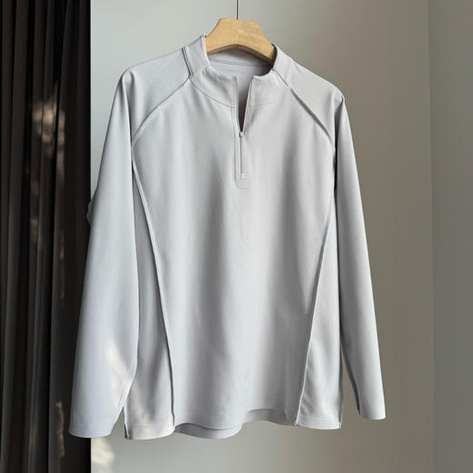 凯乐shi薄绒半拉链长袖T恤打底衫909 商品图5