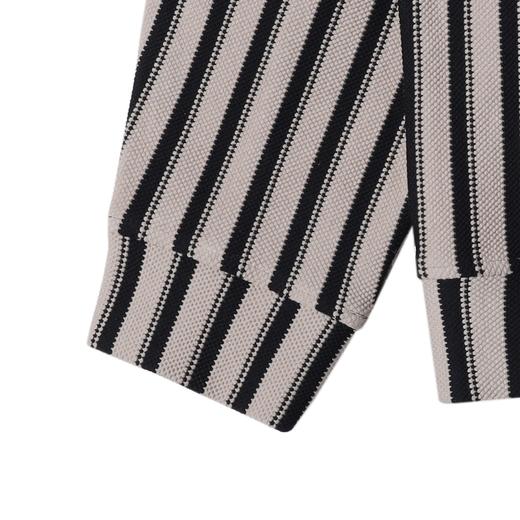 6902SDSA秋冬新款痞帅男装潮牌舒适竖纹翻领假两件衬衫老钱风百搭衬衣 商品图4