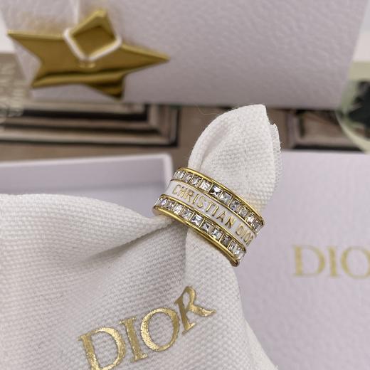 迪奥 双排方钻珐琅字母戒指（ZS*XK） 商品图2