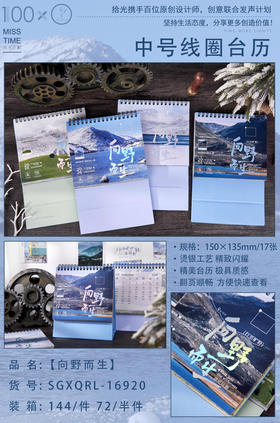 拾光中号台历/向野而生