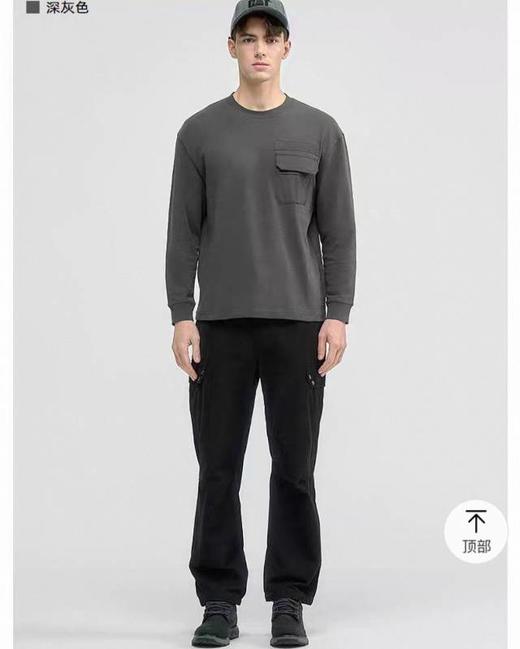 【云粉节】【95折】6楼卡特CAT秋冬款长袖T恤深灰色CO3TSW36121C08，吊牌价498，现价473 商品图1