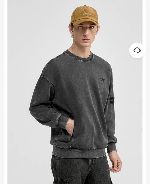 【云粉节】【95折】6楼卡特CAT秋冬款卫衣套衫黑色CO3SWW36131C09，吊牌价698，现价663 商品图0