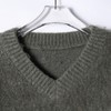 8272SDSA男士秋冬新款痞帅男装潮流V领针织衫宽松型时尚慵懒风毛衣 商品缩略图2