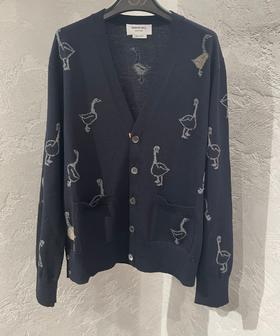 女款口袋针织毛衣开衫022