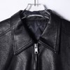 58810SDSA男士秋冬新款痞帅男装潮牌短款拉链翻领皮衣夹克百搭高街上衣 商品缩略图2