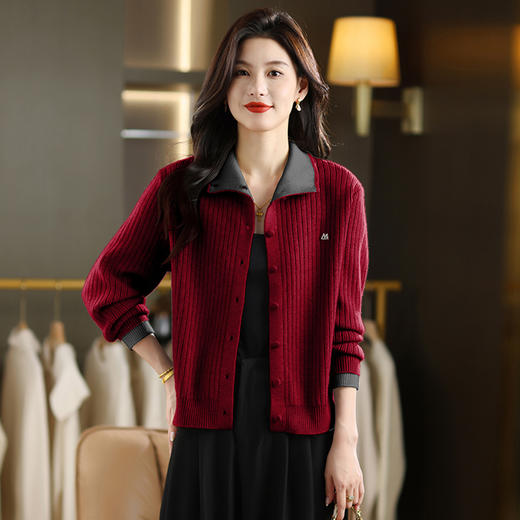 CC 101-9505针织开衫外套上衣洋气 商品图2