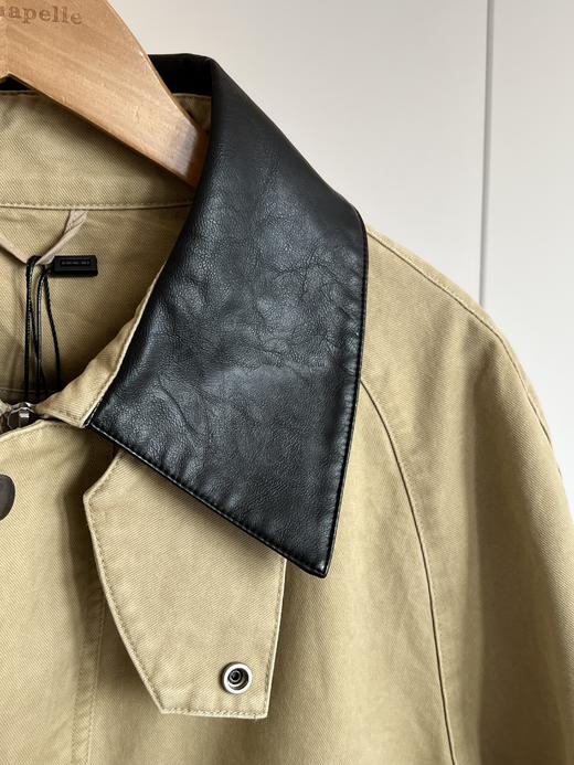 会员福利【官网1k+高端品质 非常重磅】拉夏贝尔/La Chapelle巴恩风上衣秋季复古风D字环翻盖口袋外套 商品图9