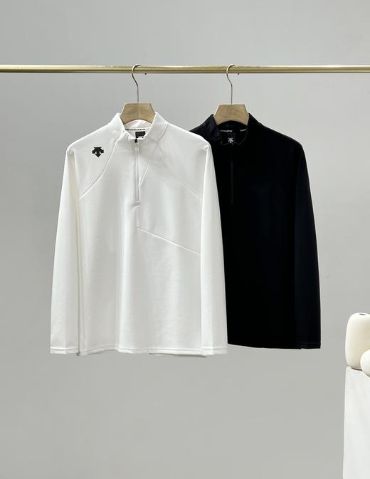 点此购买 迪桑特春秋季男士综训训练运动健身半拉链长袖针织衫 37 330303 商品图0