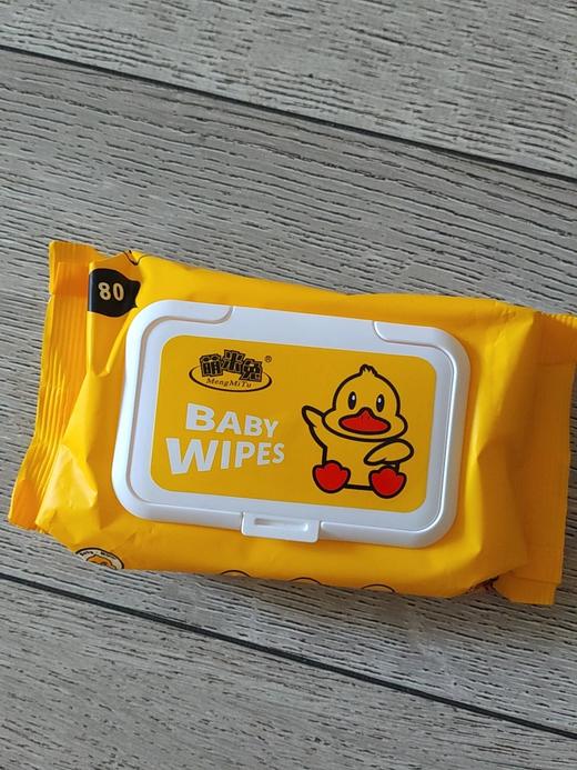 萌米兔 婴儿手口湿巾【80抽/包】 商品图0