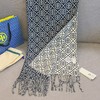 进出柜子男女同款汤家字母流苏双面戴提花羊毛围巾 商品缩略图8
