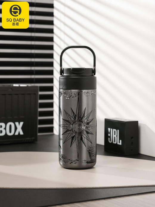 善趣保温水壶/提手吸管杯/350ML 商品图0