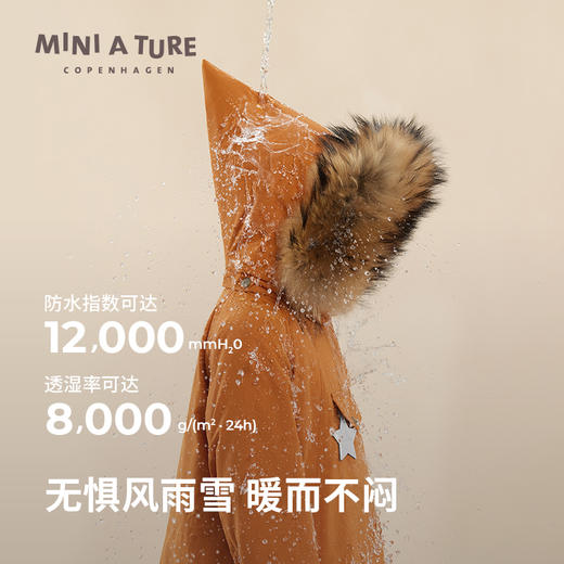 25新款 | 丹麦Mini a ture 精灵帽厚夹克（无毛领）童装25冬新男女小童防水保暖外套 商品图1