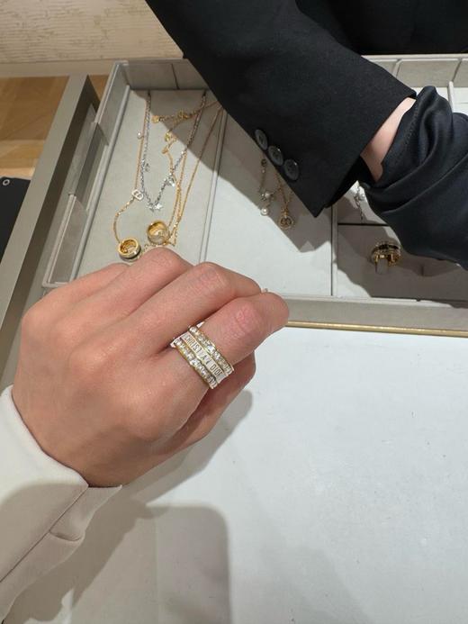 迪奥 双排方钻珐琅字母戒指（ZS*XK） 商品图12