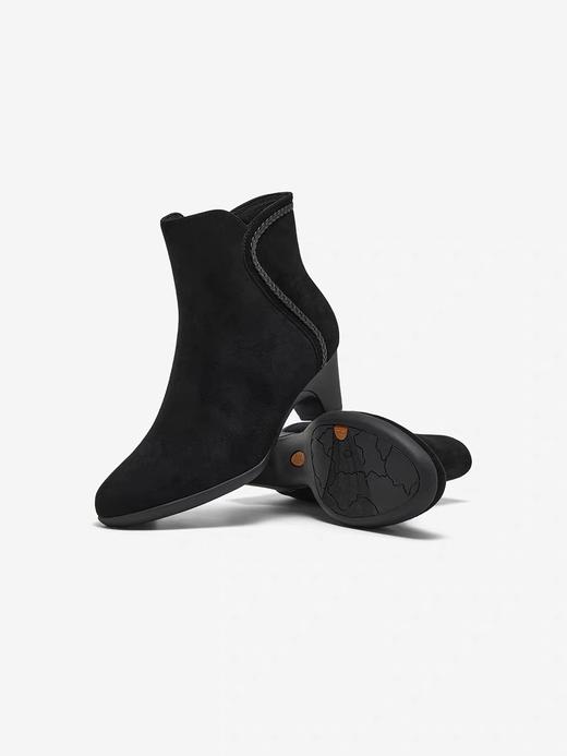 【云粉节】 【拔佳】BF楼Bata时装靴女2025冬款羊皮软底通勤百搭短筒靴AQ776DD5   吊牌价1359   活动价939 商品图3