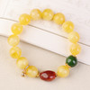 好运连珠 金粟满仓 天然蜜蜡/碧玉 生财手串 商品缩略图1