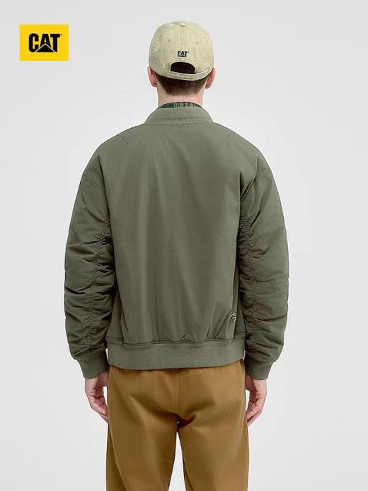 【云粉节】【95折】6楼卡特CAT秋冬款短款棉服军绿色CO3QJW31171C76，吊牌价1098，现价1043 商品图1