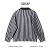 6902SDSA秋冬新款痞帅男装潮牌舒适竖纹翻领假两件衬衫老钱风百搭衬衣 商品缩略图4
