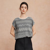 QG645斯尔丽2025新款浮雕提花羊毛气质文艺软糯舒适圆领实穿上衣针织衫 商品缩略图2