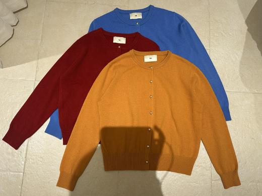 【门店同款】ENJOY秋季“光阴序语”小金扣开衫针织 165743865 商品图0