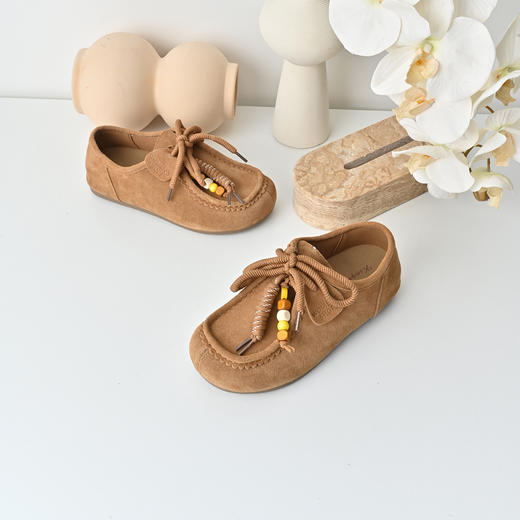 经典鲨2025年秋专柜新款牛皮革舒适美拉德爆火通勤勃肯鞋女KW392-537051 商品图2