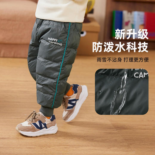 嘟嘟家宝宝羽绒裤冬季新款男童裤子加厚冬天保暖儿童冬装小童长裤 商品图1