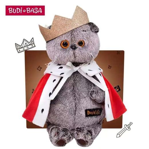 4楼Eubelle欧蓓 BUDIBASA巴迪宝思宝喜可国王猫咪玩偶毛绒玩具 3岁以上 活动价：239-299元 商品图0