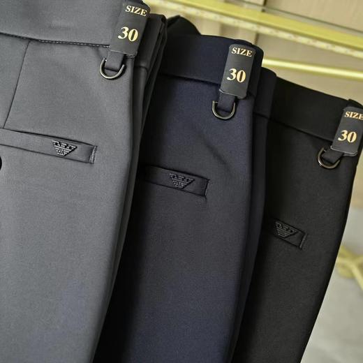 D091403男士2025新款糕端优质绵羊四面弹商务休闲西裤 商品图3