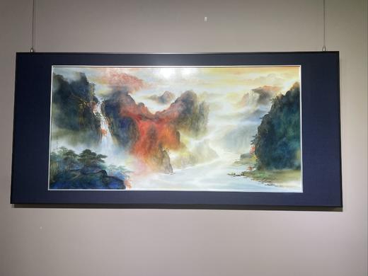 留光溢彩锦绣河山瓷板 商品图0
