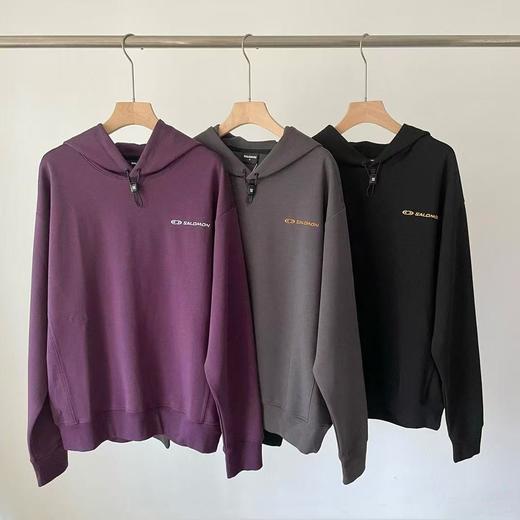 萨洛xx蒙秋冬情侣款花纹设计的超舒适戴帽卫衣 阴阳带帽 商品图0