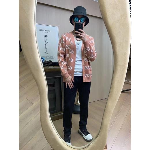 古家秋冬新款经典双G提花针织开衫（波哥穿M） 商品图4