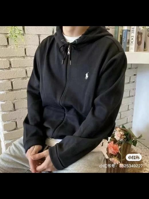 秋季新款！常青基础款！拉夫劳伦连帽拉链毛圈棉外套 商品图7