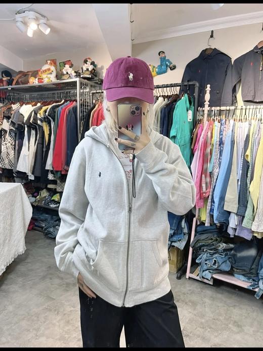 秋季新款！常青基础款！拉夫劳伦连帽拉链毛圈棉外套 商品图2