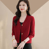 CC秋装女2025年新款外套短款小香风上衣V领气质春秋毛衣针织开衫女 商品缩略图3