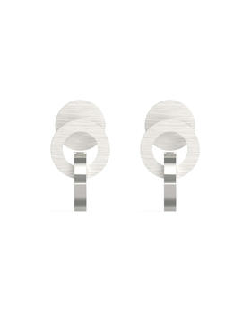 SSCE｜222SAW1E104F Earrings虫洞耳环6X11mm【WORM HOLE】
