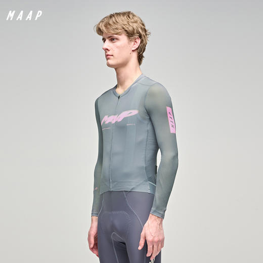 MAAP 男士 Blaze系列 Pro Air 3.0 石像灰 长袖骑行服 商品图0