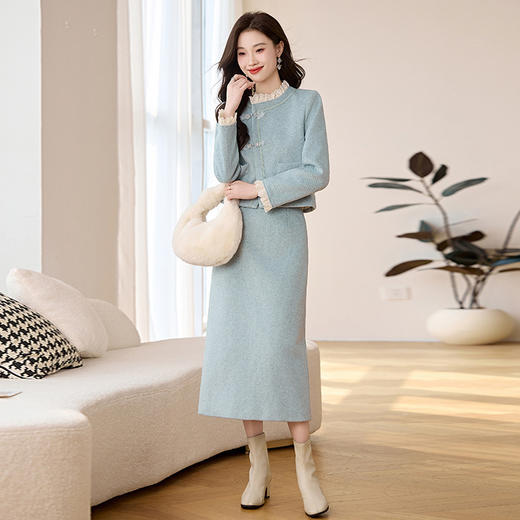 HR LSNY2473新中式风羽绒服套装 商品图2