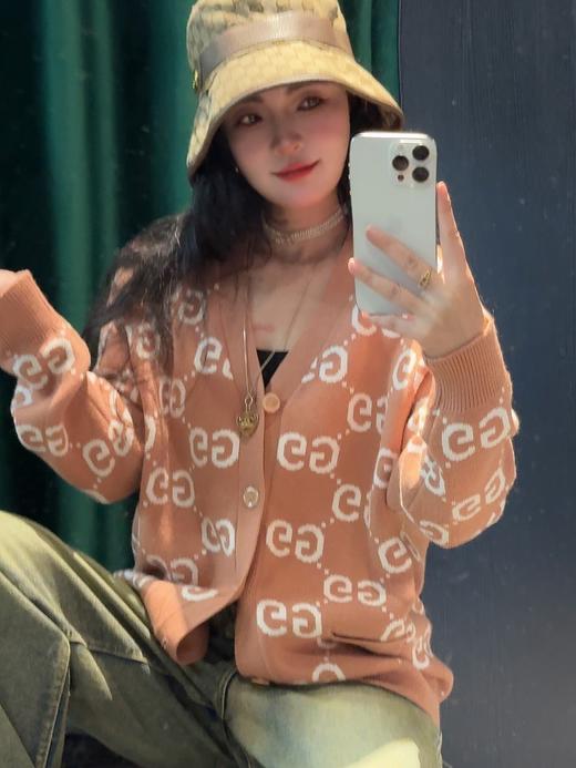 古家秋冬新款经典双G提花针织开衫（波哥穿M） 商品图11