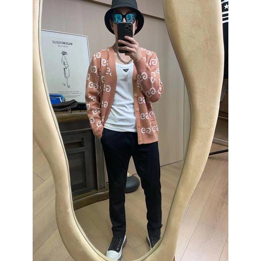 古家秋冬新款经典双G提花针织开衫（波哥穿M） 商品图5