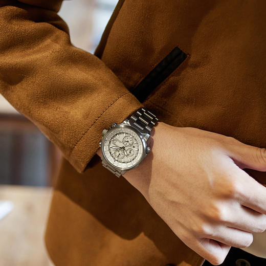 西铁城/CITIZEN电波对时不锈钢时尚腕表AT8304-57A 商品图5