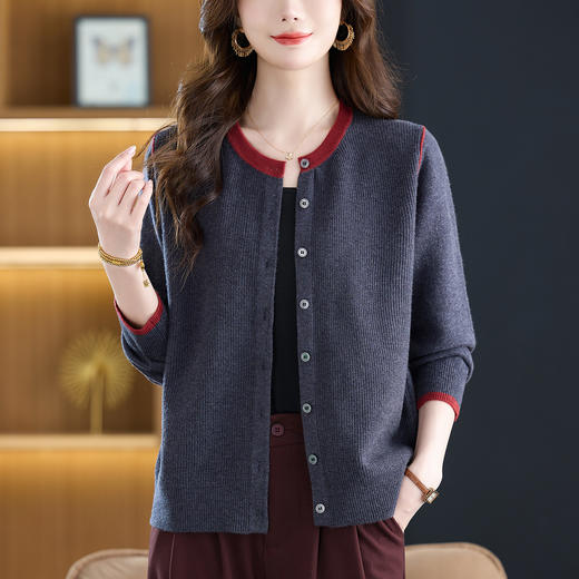 CC针织开衫薄款洋气外穿毛衣2025新款女装秋装外套宽松显瘦减龄 商品图1