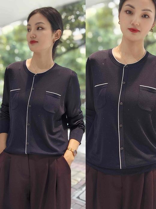 581096秋.上新 露西丝圆领长袖针织衫 商品图0