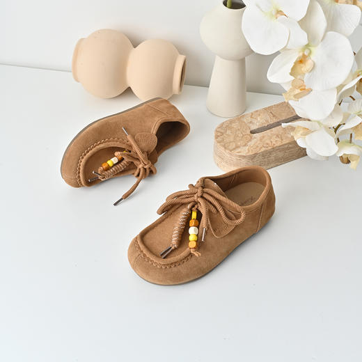 经典鲨2025年秋专柜新款牛皮革舒适美拉德爆火通勤勃肯鞋女KW392-537051 商品图1