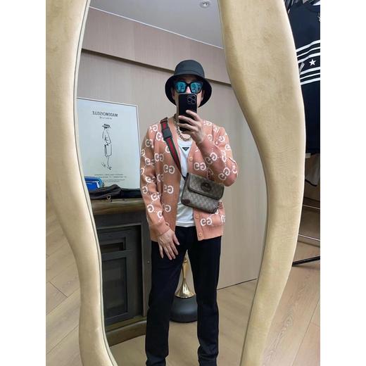 古家秋冬新款经典双G提花针织开衫（波哥穿M） 商品图2