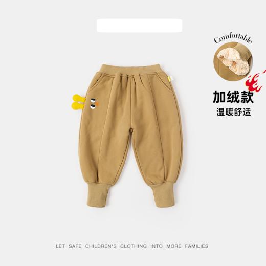 【直降】宝宝裤子秋冬儿童束脚裤冬季加厚小童休闲裤新款男童长裤加绒童装 商品图3